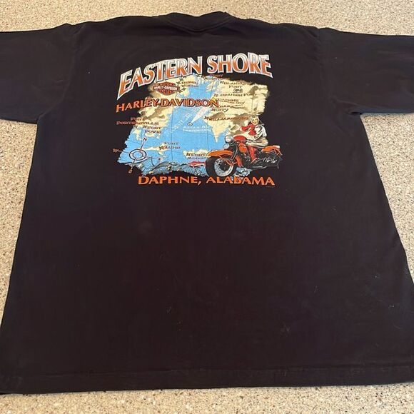 HARLEY-DAVIDSON Daphne, Alabama Eastern Shore 2007 Pinup Girl Graphic Tee - Picture 9 of 15